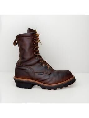 Red Wing LoggerMax 4420 9” Safety Toe Work Boots Men’s Size 11 D Leather